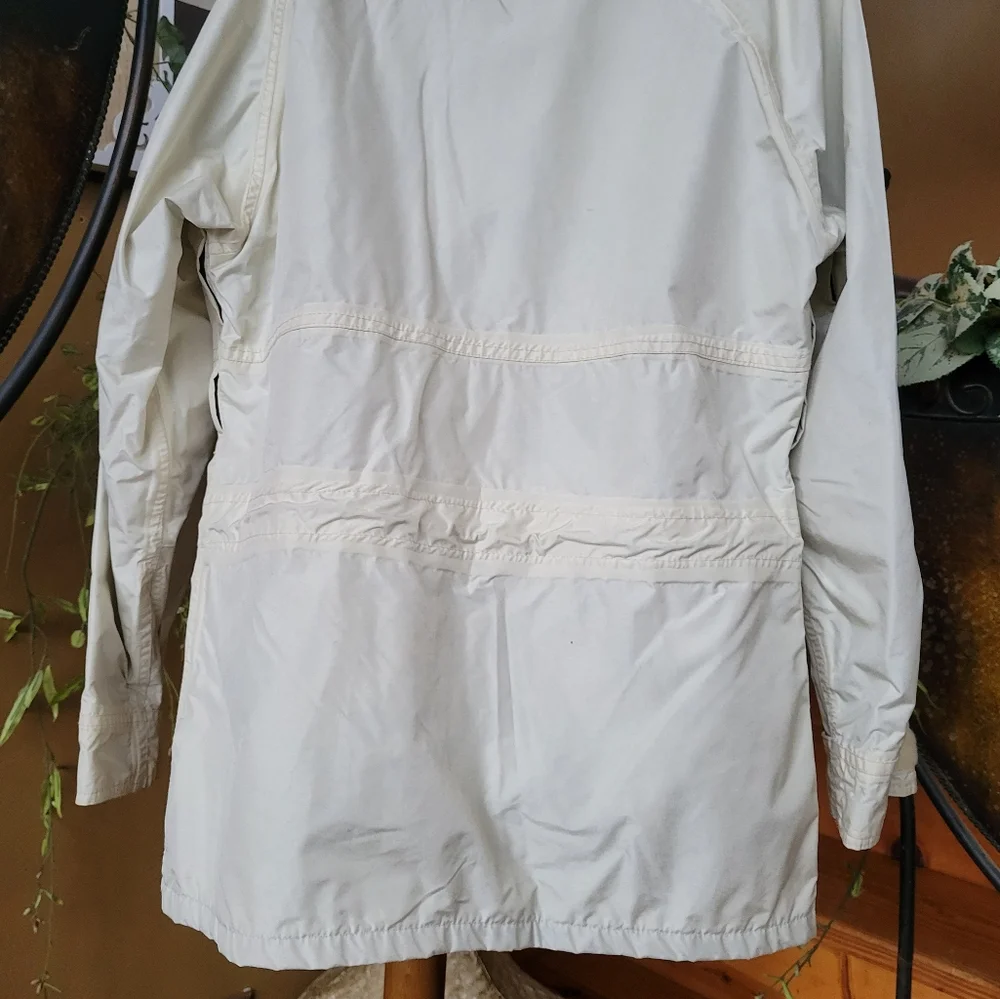 JanSport Opus 2 Jacket Cream Utility Hiking Cargo Coat Waterproof Breathable M - Picture 12 of 15